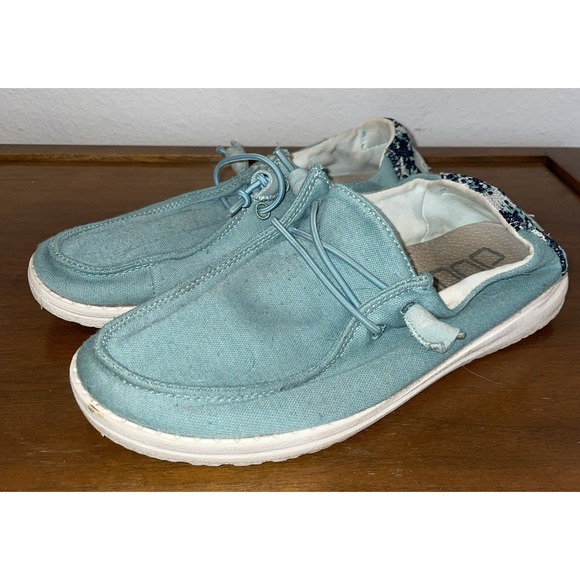 Hey Dude Women's Wendy Stretch Fleece Sea Blue Size‎ 7 - Picture 4 of 10